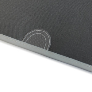 Kuomun vahvikelappu, harmaa 10kpl/pss