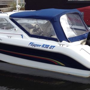 FLIPPER 630-HT 96-> venekuomu / ei kaaria, mariininsininen