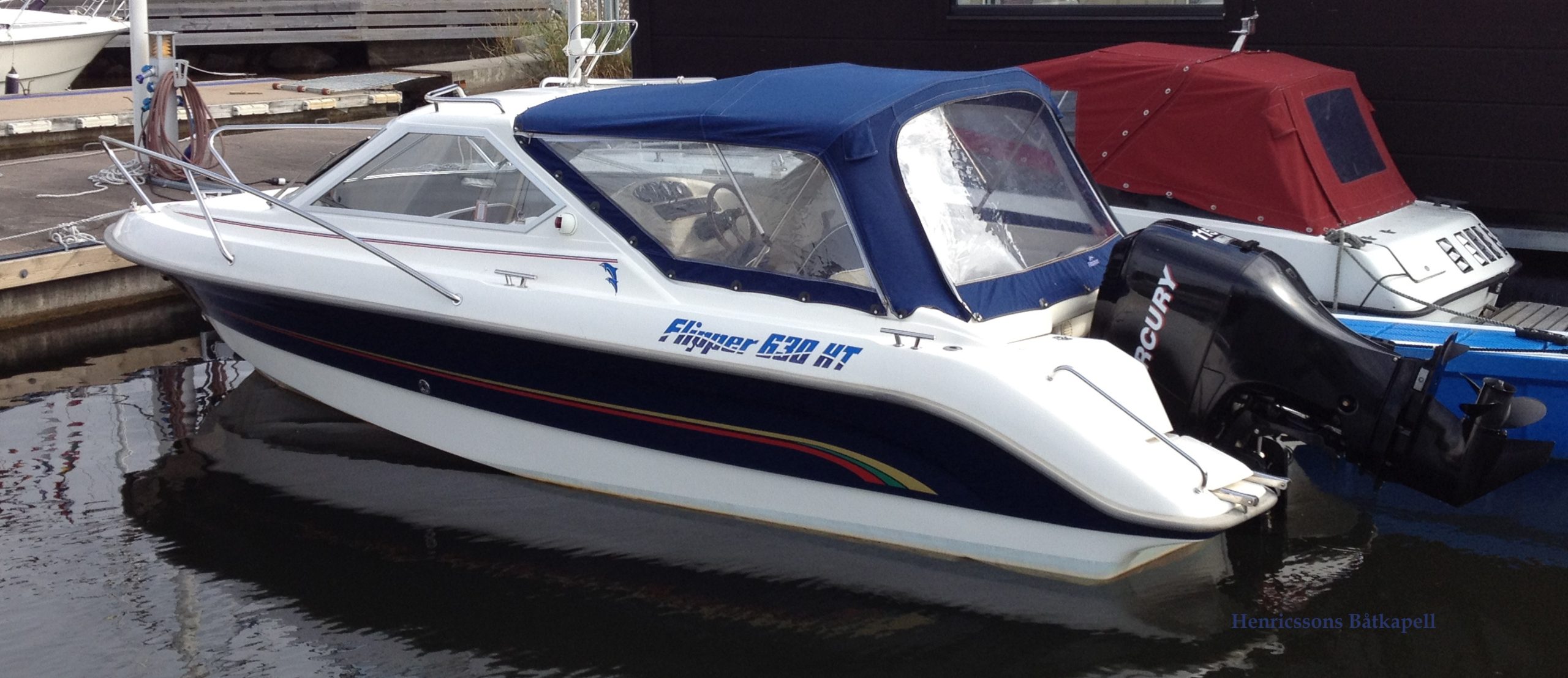 FLIPPER 630-HT 96-> venekuomu / ei kaaria, mariininsininen