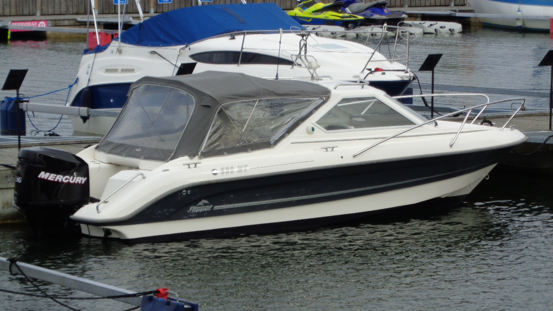 FLIPPER 630-HT 96-> venekuomu / ei kaaria, tummanharmaa