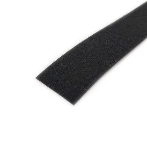 Tarranauha 20mm, pehmeä puoli, musta