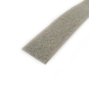 Tarranauha 20mm, pehmeä puoli, tummanharmaa