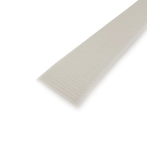 Tarranauha 30mm, kova puoli, vaaleanharmaa